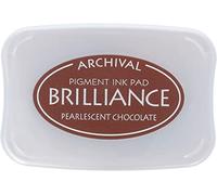 Brillance tampons d'encre Tsukineko Brillance Pad, Chocolat