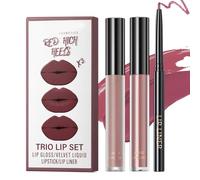 Brillant à Lèvres Crème - Hydratant, Doux et Non Collant | Crayon pour Lèvres et Maquillage - Idéal pour Voyage Bureau Extérieur Cadeau