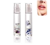 Brillant à lèvres hydratant en cristal naturel Brillant à lèvres repulpant transparent Roll On Lip Gloss Huile à lèvres antiadhésive longue durée Remplissage instantané des lèvres pour nourrir et hydr