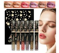 Brillant à Lèvres Lustré | Brillant à Lèvres Hydratant 6 Couleurs 2.5ml | Rouge à Lèvres Liquide Très Brillant Set de Maquillage Beauté pour Maison Anniversaire Filles Fêtes Rendez-Vous Femmes