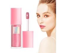 Brillant à lèvres pailleté - Brillant hydratant | Baume Shine - Les lèvres hydratantes et chatoyantes brillent avec une finition lumineuse améliore la couleur naturelle des tout en hydratant po