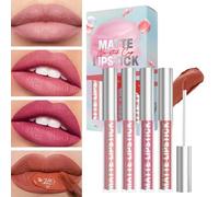 Brillant à Lèvres Plumpant | Teint Labial Liquide Mat Hydratant pour Femmes - Kit de Maquillage Rouge à Lèvres Résistant aux Transferts pour École, Voyage et Déplacement Professionnel