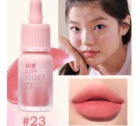 Encre K-Beauty Airy Velvet Tint à lèvres, Couleur hautement pigmentée, Longue tenue, Sans poids, Sans gluten, Sans paraben, Rouge à lèvres mat velouté, Rouge à lèvres liquide, Lisse, Longue durée, K-B