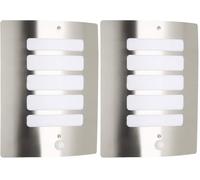 Brillant, applique murale d'extérieur avec capteur de mouvement (Lot de 2)