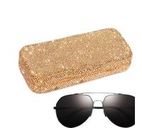 Brillant et élégant : faites tourner les têtes et faites une déclaration avec notre étui à lunettes en strass. Incrustée de strass éblouissants, cette coque est un accessoire chic et stylé pour l'inté