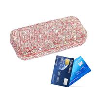 Brillant et élégant : faites tourner les têtes et faites une déclaration avec notre étui à lunettes en strass. Incrustée de strass éblouissants, cette coque est un accessoire chic et stylé pour l'inté