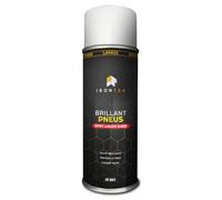 Brillant Pneus 500ml Aérosol - IRONTEK | IT247 | Haute Brillance Effet Showroom | Pneus Noirs Brillants | Protection Longue Durée | Application Facile Rapide