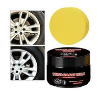 Brillant Pour Pneus Voiture | Pâte De Soin Jantes 50 Grammes - Crème De Nettoyage Pour Pneus,Pour Voitures, Véhicules, Automobiles, SUV, Berlines, Camions, Garage, Atelier et Usage Extérieur