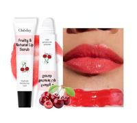 Brillants à lèvres INTEROOKIE - Gommage fruité pour les lèvres pour une exfoliation, un soin hydratant et un rouge à lèvres qui estompe les rides des lèvres (4)