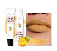 Brillants à lèvres INTEROOKIE - Gommage fruité pour les lèvres pour une exfoliation, un soin hydratant et un rouge à lèvres qui estompe les rides des lèvres (1)