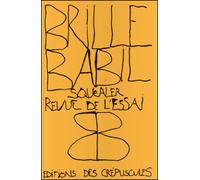 Brille Babil 7 - Jean Daive - Des Crepuscules Eds - broché - Revue