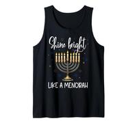 Brille comme Une Menorah Festive Hanoukka Débardeur