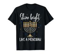 Brille comme Une Menorah Festive Hanoukka T-Shirt