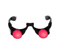 Brille pour Halloween : illuminé avec des lumières rouges, accessoire créatif et amusant pour déguisements | LED pour fête, vacances, célébration, soirée, festival,