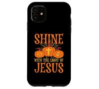 Brillez avec la lumière de Jésus Foi chrétienne Halloween Coque pour iPhone 11