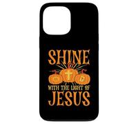 Brillez avec la lumière de Jésus Foi chrétienne Halloween Coque pour iPhone 13 Pro Max