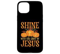 Brillez avec la lumière de Jésus Foi chrétienne Halloween Coque pour iPhone 15 Plus