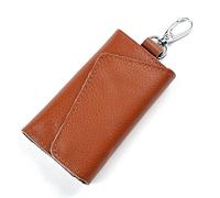Brilliance Co Etui Porte uir, Pochette Porte Cles Cuir, Brun, S, Etui Porte-clés