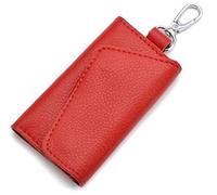 Brilliance Co Etui Porte-Clé Cuir, Pochette Porte Cles Cuir, Rouge, S, Etui Porte-clés