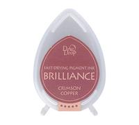 Brilliance Dew Drop tampons d'encre Tsukineko Tampon d'encre, Cramoisi cuivre