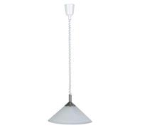 Brilliant 73578/13 Suspension Monte/Baisse E27 Verre/Métal/Plastique 140 cm
