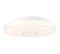 Brilliant Adria LED Applique et plafonnier 30cm blanc / chrome éclairage intérieur, plafonniers, -fonctionnels | 2x 12W LED intégrées, (flux lumineux: 800lm, couleur de la lumière: 3000K) | A | D