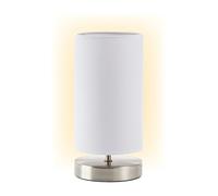 Brilliant AG 13247/05 Lampe à Poser Métal/Textile 40 W E14 Transparent