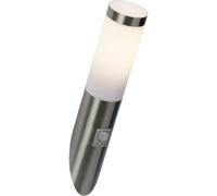 Brilliant Applique extérieure Chorus 43697/82 – détecteur de mouvement, LED E27 10W inox
