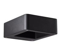 BRILLIANT Applique murale d'extérieur LED Golda | luminaire d'extérieur moderne et décoratif | noir | 14,5x12cm | 1x 7W LED intégrée | 660 lm | 3.000 K | IP54