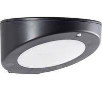 Brilliant Bardum G96924/06 Applique LED extérieure avec détecteur de mouvement 3 W LED noir