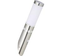 Brilliant Bole G46798/82 Applique extérieure avec détecteur de mouvement Ampoule halogène E27 60 W acier inoxydable