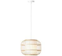 BRILLIANT Bones suspension 40cm naturel/blanc lampes d'intérieur, suspensions | 1x A60, E27, 40W, convient aux lampes normales (non incluses) | A ++ | Réglable en hauteur/le câble peut être raccourci