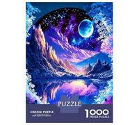 Brilliant Ciel étoilé and Mountains Puzzle 1000 Pièces Adultes Enfants Puzzles 1000 Pièce Jeu Éduchatif Décor À La Maison 38x26cm/1000pcs