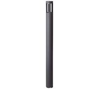 Brilliant G96405/63 Hershel Lampe d'extérieur Gris foncé 110 cm, Métal/Verre