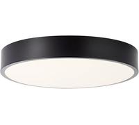 Brilliant G97013/06 Slimline Plafonnier LED LED 12 W blanc, noir