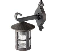 Brilliant Jordy 45582/60 Applique extérieure LED E27 60 W noir, rouille