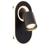 Brilliant Kimon G99556/06 Projecteur mural LED GU10 noir