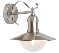 BRILLIANT lamp Arto applique murale d'extérieur à suspendre en acier inoxydable | 1x A60, E27, 60W, lampes normales gf non spécifiées. | Classe de protection IP: 44 - étanche aux éclaboussures | Convient aux lampes LED