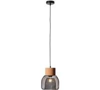BRILLIANT lamp Flaka suspension 1 fl. Noir mat 1x A60, E27, 40W, lampes normales gf non spécifiées