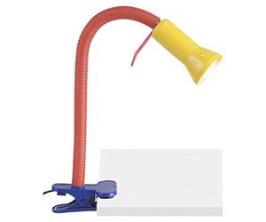 BRILLIANT lamp Flex clamp light multicolore | 1x R50, E14, 40W, adapté aux lampes à réflecteur (non incluses) | Échelle A ++ à E | Réglable individuellement avec un bras flexible