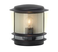 BRILLIANT lamp Hollywood applique murale d'extérieur noir | 1x A60, E27, 60W, adapté aux lampes standard (non incluses) | Échelle A ++ à E | Classe de protection IP: 44 - étanche aux éclaboussures