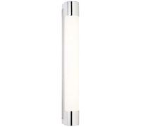 Brilliant lamp Horace LED applique murale blanc/chrome | 1x 10W LED intégré, (1300lm, 4000K) | Échelle A ++ à E e protection IP: 54 - étanche aux éclaboussures