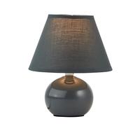 BRILLIANT lamp Lampe de table Primo gris foncé | 1x D45, E14, 40W, adapté aux lampes à suspension (non inclus) | Échelle A ++ à E | Avec interrupteur à cordon