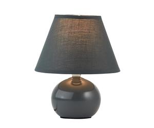 BRILLIANT lamp Lampe de table Primo gris foncé | 1x D45, E14, 40W, adapté aux lampes à suspension (non inclus) | Échelle A ++ à E | Avec interrupteur à cordon
