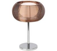 BRILLIANT lamp Lampe de table relax bronze / chrome 1x QT14, G9, 25W, adapté aux lampes à culot à
