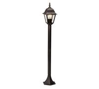 BRILLIANT lamp Newport lampadaire extérieur couleur rouille 1x A60, E27, 60W, lampes normales gf non spécifiées. | Degré de protection: 23 - protégé de la pluie | Convient aux lampes LED