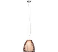 BRILLIANT lamp Relax lampe suspension 30cm bronze / chrome 1x A60, E27, 60W, lampes normales gf no Chrome G