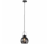 BRILLIANT lamp Sambo suspension 20cm noir | 1x A60, E27, 60W, adapté aux lampes