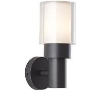 Brilliant lampe, Arthus applique murale d'extérieur sur pied anthracite, 1x A60, E27, 18W, classe de protection IP: 44 - anti-éclaboussures