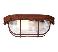 BRILLIANT lampe Bobbi applique murale et plafonnier 21cm couleur rouille | 1x A60, E27, 40W, adapté aux lampes normales (non inclus) | Échelle A ++ à E | Convient aux lampes LED